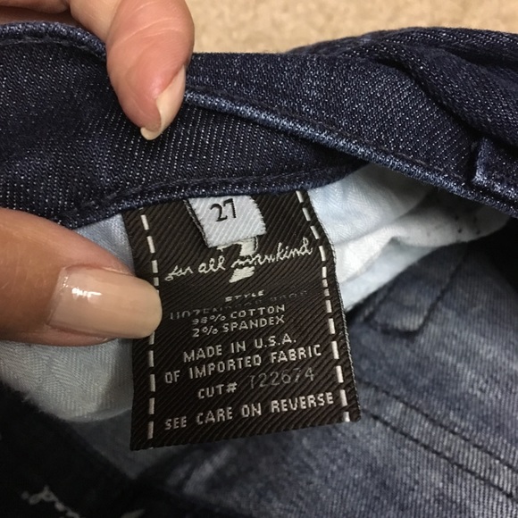 Authentic seven jeans size 27 - Picture 3 of 3